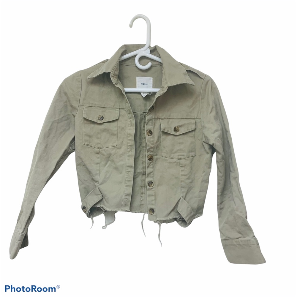 Mason Khaki Cropped Jacket